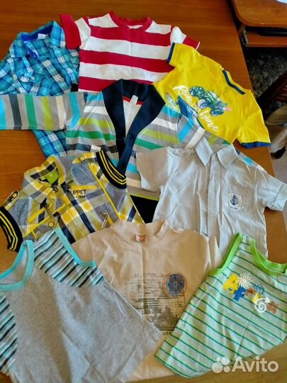 Детские вещи на мальчика пакетом, размер 98-104