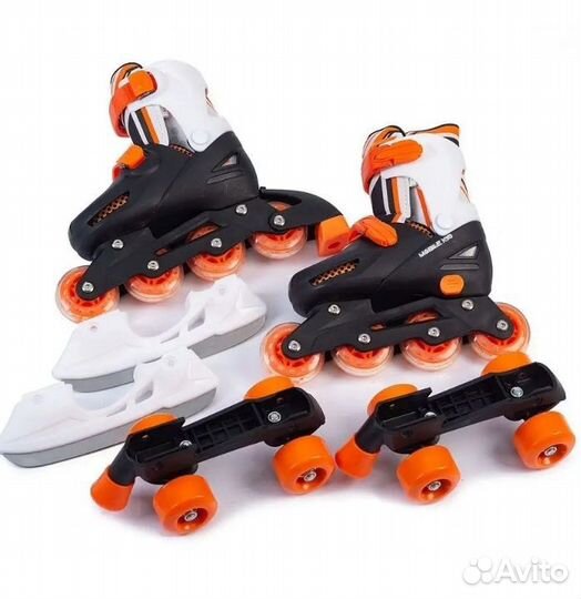 Ролики детские раздвижные 29 32