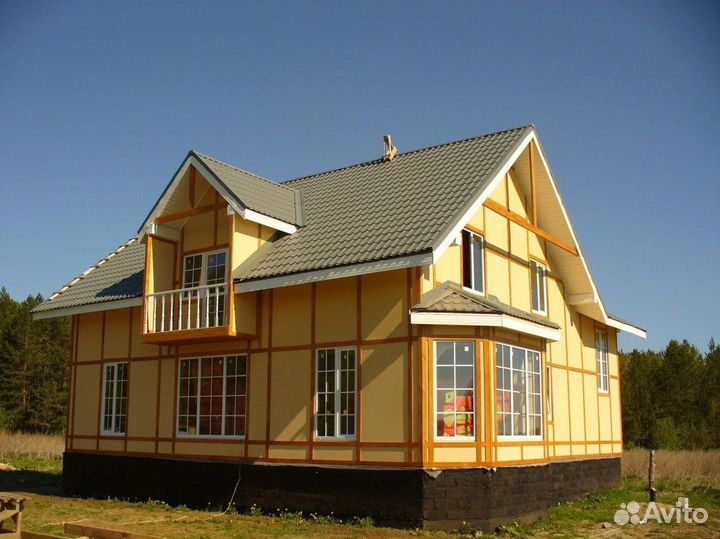 Дачный домик из бруса