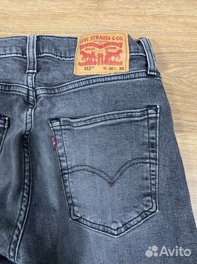 Джинсы levis 512 30x32