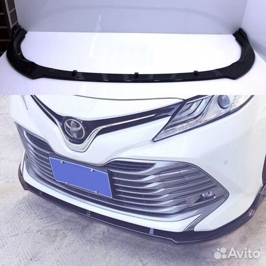 Camry 70 Сплиттер Губа Диффузор бампера F6HN6