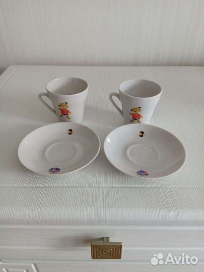 Новая посуда: чайная пара. СССР