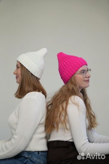 Шапки с отворотом зимние