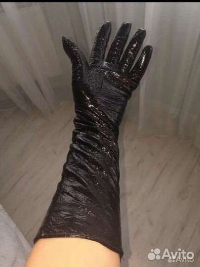 Перчатки женские кожаные