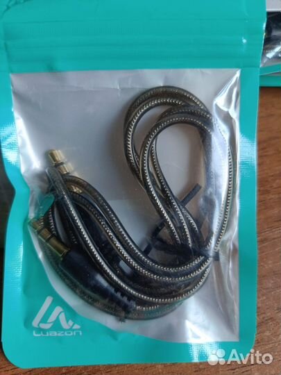 Шнур аукс aux 3.5mm 1м