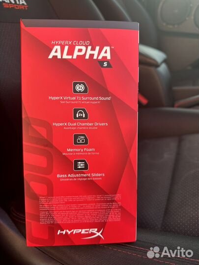 Наушники игровые hyperx cloud alpha s