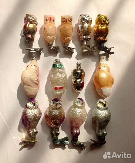 Елочные игрушки СССР