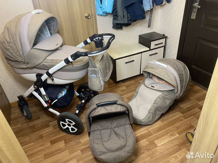 Коляска 3 в 1 Adamex