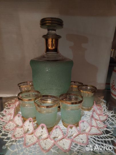 Графин с рюмками СССР