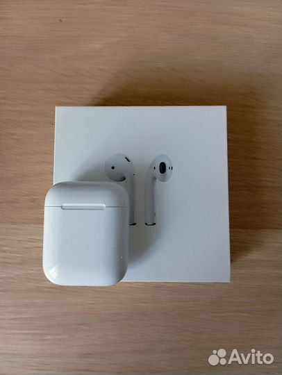 Apple airpods 2 оригинал кейс