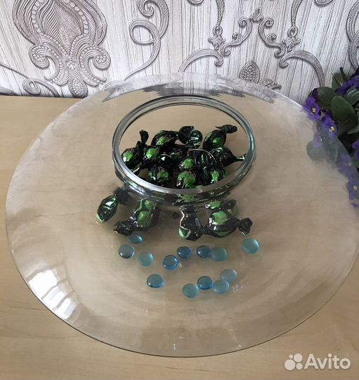 Ваза стекло и стопки. Пепельница