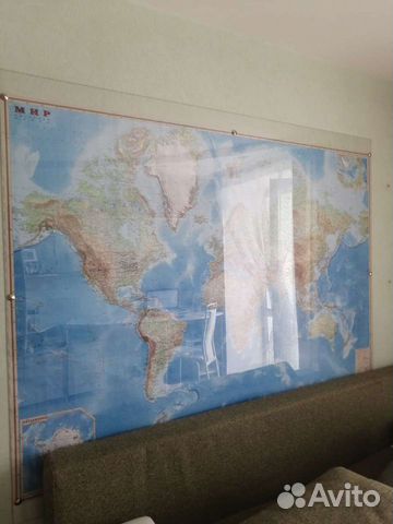 Карта обзорная мир