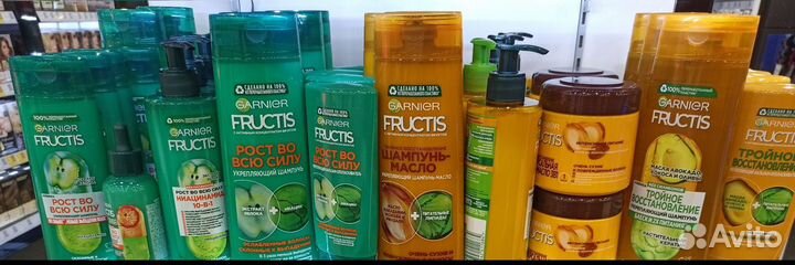 Frutis, Garnier,Gillette,бальзам,гель для душа