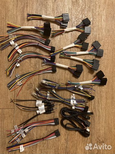 Usb адаптер+iso разьемы для 2 дин магнитол