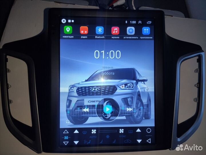 Hyundai Creta android магнитола 9.7 Тесла