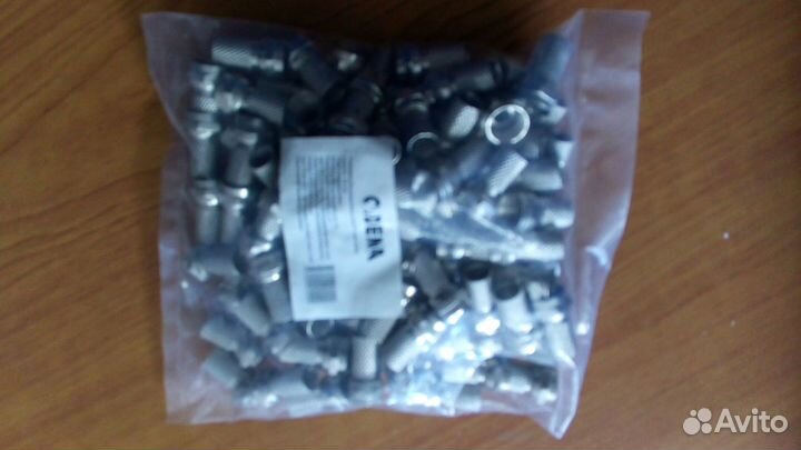 F-разъёмы, для антенного кабеля RG-6