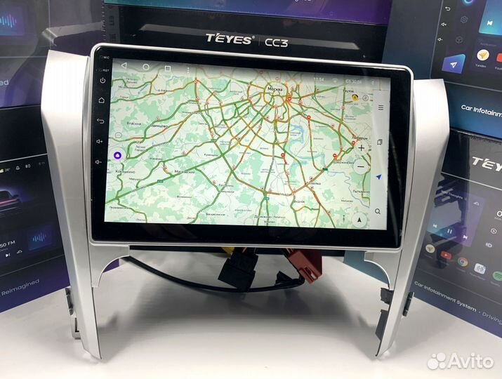 Магнитола на андройде Teyes CC3 4/64 для Toyota