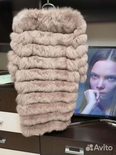 Шуба из песца