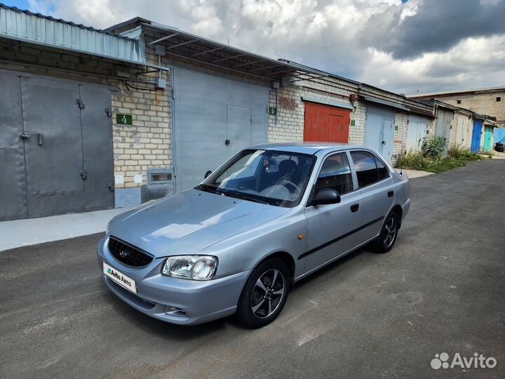 Hyundai Accent 1.5 МТ, 2003, 183 000 км