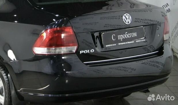 Бампер задний на Volkswagen Polo V 2010-2015