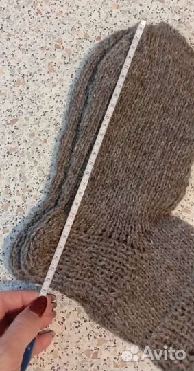 Носки мужские,шерстяные,ручная вязка