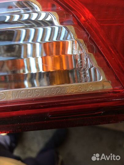 Фонарь противотуманный kia sportage 3 правый