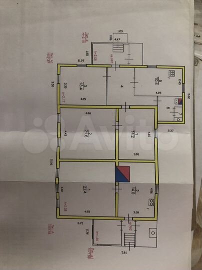 Дом 72,6 м² на участке 4 сот.