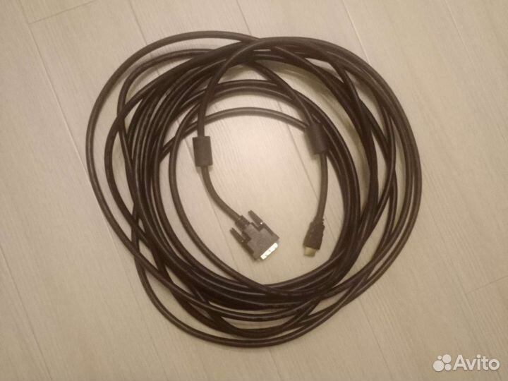 Кабель DVI - hdmi 10 метров