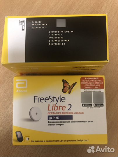 Датчик Freestyle libre 2