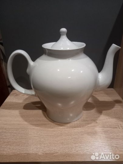 Чайник заварочный фарфоровый большой
