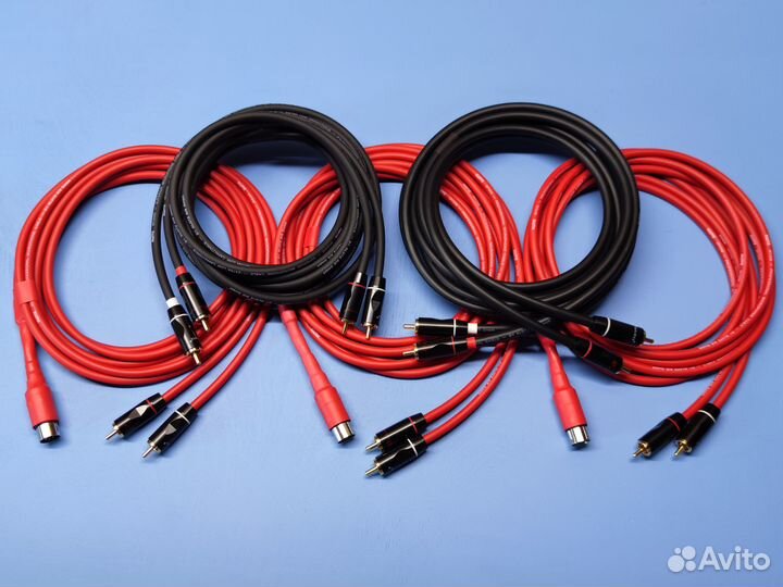 Кабель для советского усилителя 5 din-2 RCA любая