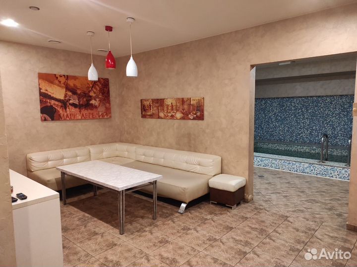 Баня сауна с бассейном