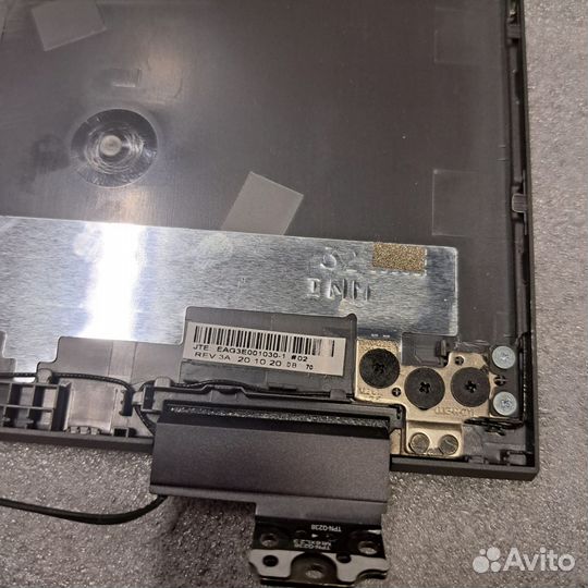 Крышка матрицы с петлями и шлейфом HP omen 15