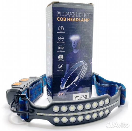 Фонарь-лента налобный YYC-GY-28