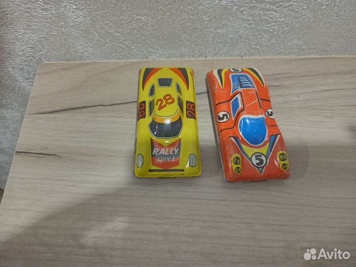 Машинки металлические гоночные СССР
