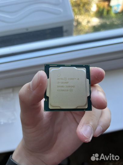 Процессор intel core i3 10100f 1200 новый