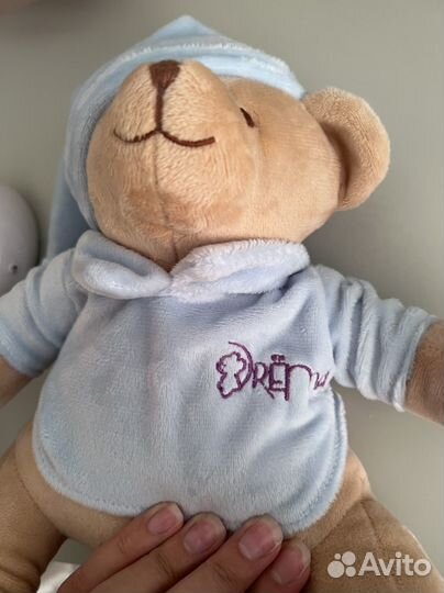 Игрушка с белым шумом Мишка ДрЁма голубой