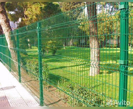 Забор сетка 3д