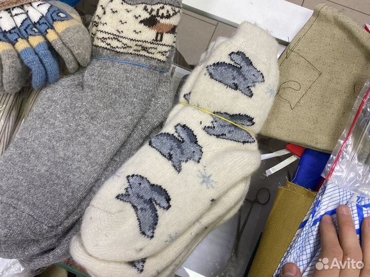 Носки из натуральной шерсти в ассортименте