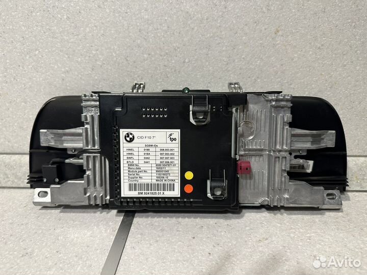 Монитор оригинал с BMW F10 5 серия