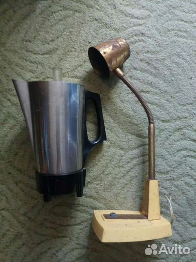 Вантуз, хлебница, кофейник, лампа СССР