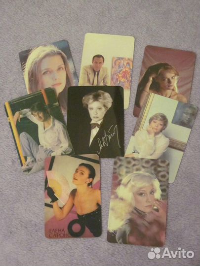 Карманные календарики - артисты и певцы 90-х