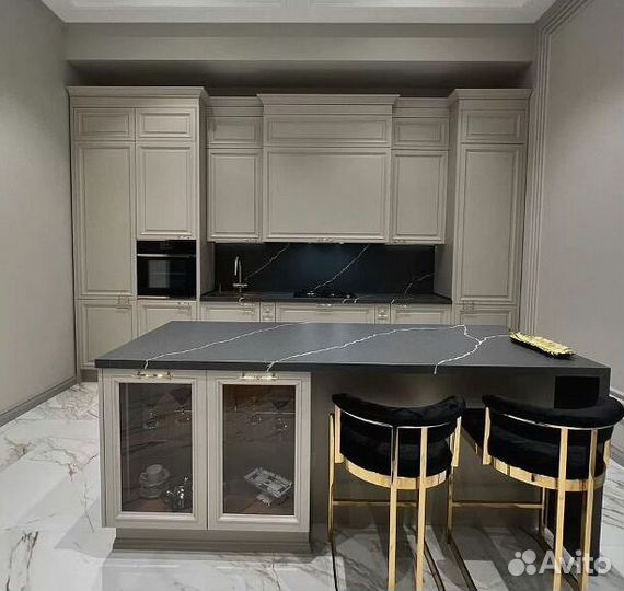 Прямая кухня Бриони. Кухня на заказ от фабрики