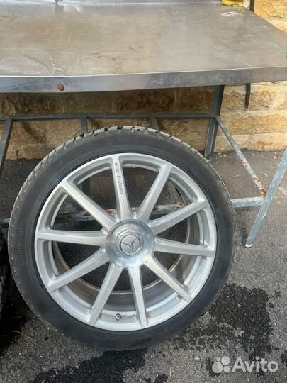 Литый диски Mercedes AMG и резина