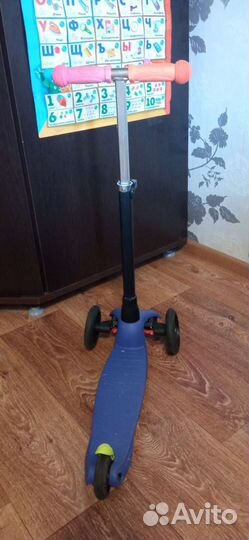 Самокат детский трехколесный бу