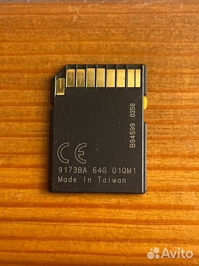 Карта памяти Transcend 64GB sdxc V30 R95 W60MB/s