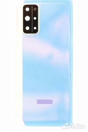 Задняя крышка для Honor 30S 5G Серебро (со стеклом