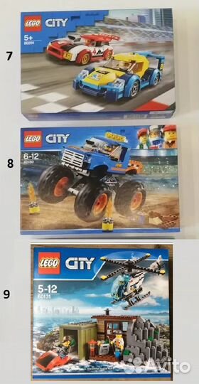 Лего оригинал. Lego City. Новые. от