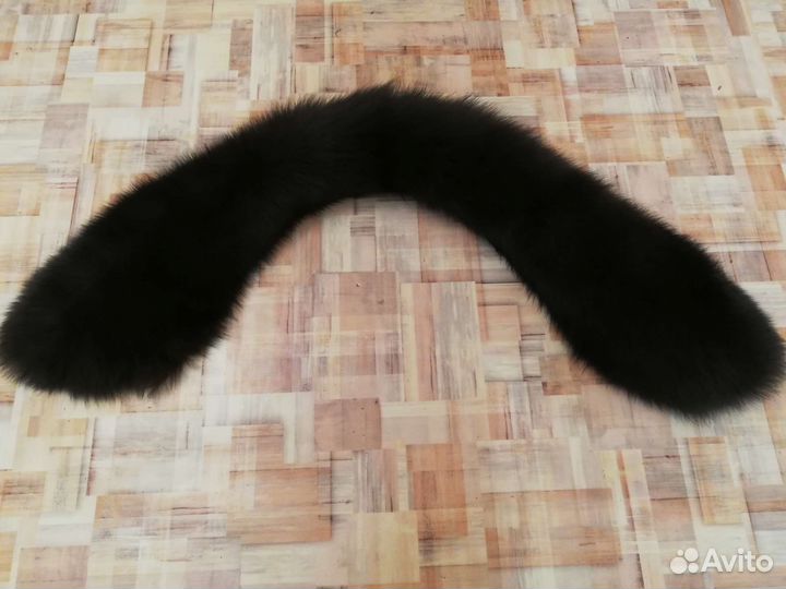 Меховой воротник песец