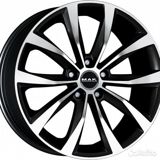 R17 5x100 7J ET38 D57,1 MAK Wolf Black Mirror